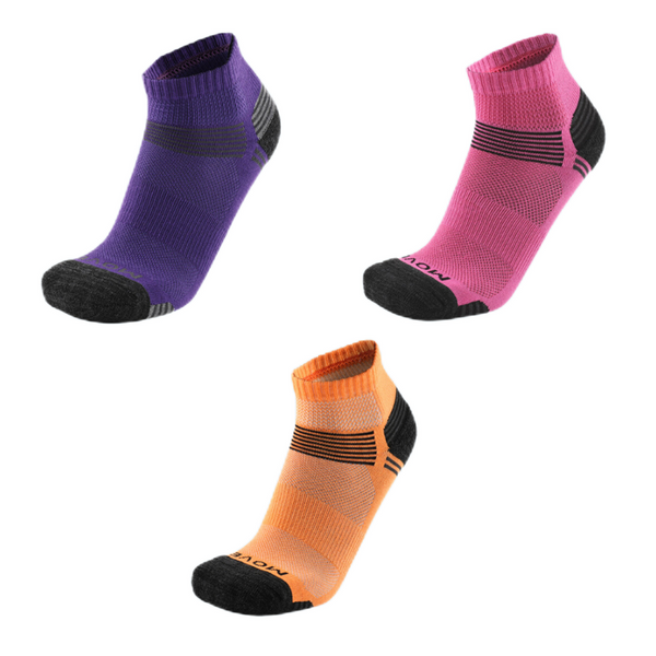 3-Pack Knitted Sport Mesh Socks for Women